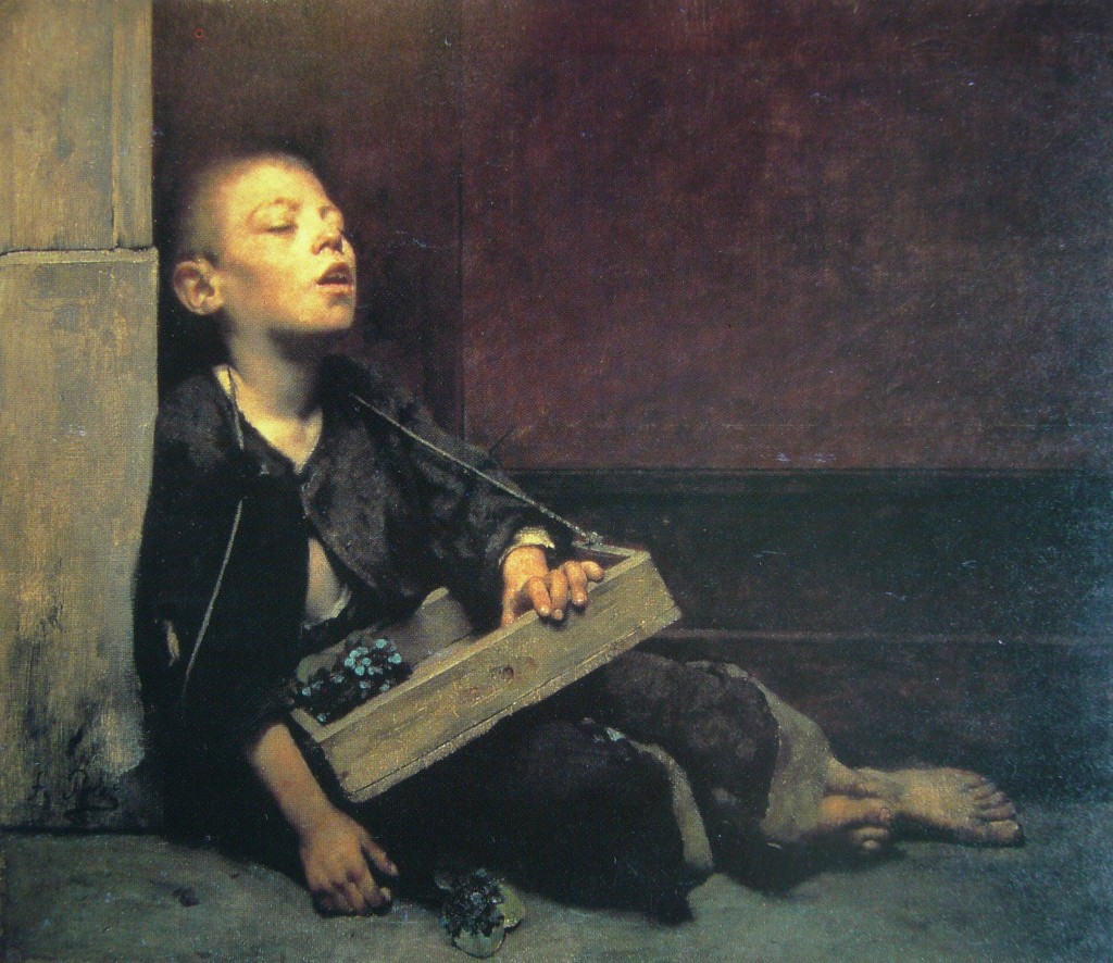 Sans asile (Le Marchand de Violettes) Fernand Pelez